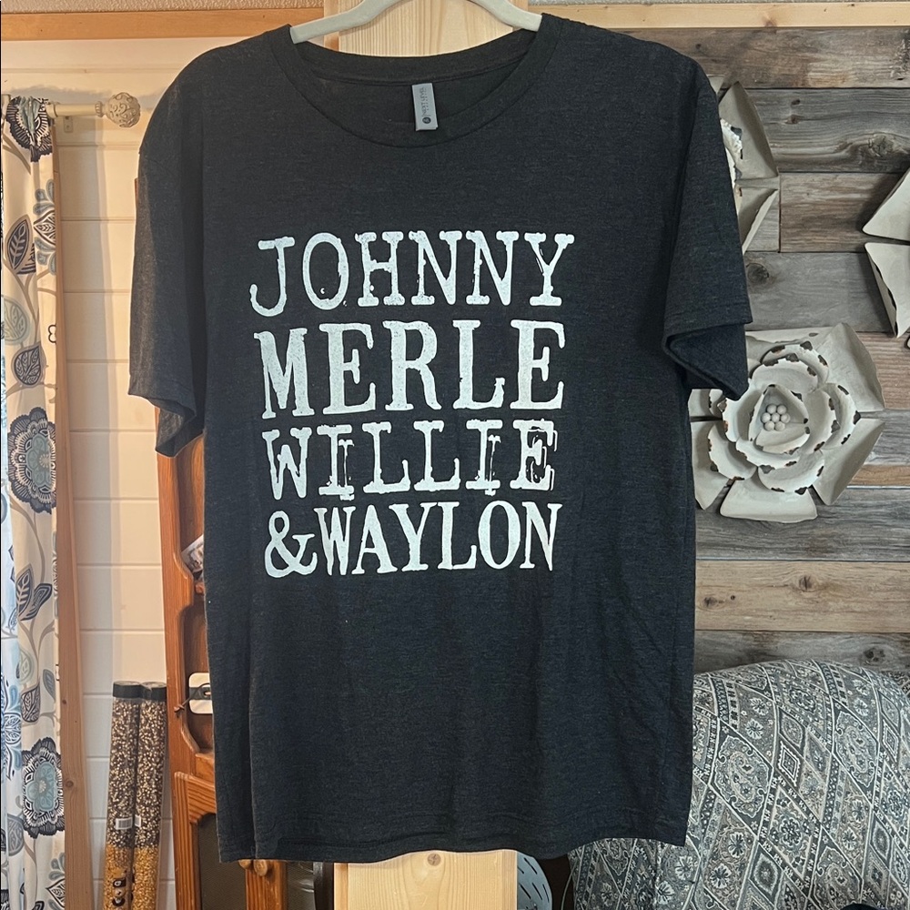 Next Level Apparel Charcoal Graphic Tee